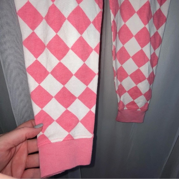 Sold Power Rangers Pink Girls Kids Pajamas Pajama Pants Leggings Size 8 Diamonds - Picture 3 of 8